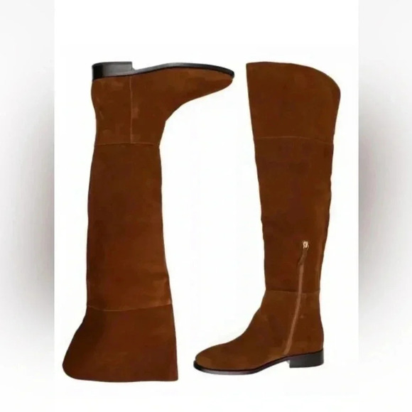 J.Crew Women's Over the Knee Troy
Boot in Rich Walnut Suede, K2741, Size 8 - Picture 2 of 5